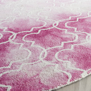 Safavieh Dip Dye 676 Rose/Ivory Area Rug Detail