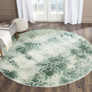 Safavieh Dip Dye 676 Green/Ivory Area Rug Room Scene Feature