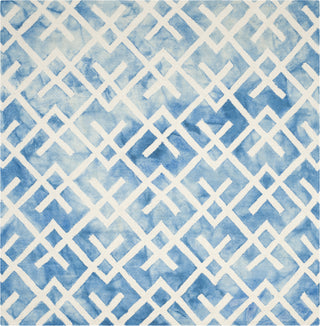 Safavieh Dip Dye 677 Blue/Ivory Area Rug Square