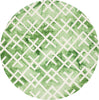 Safavieh Dip Dye 677 Green/Ivory Area Rug Round