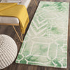 Safavieh Dip Dye 678 Green/Ivory Area Rug Room Scene Feature