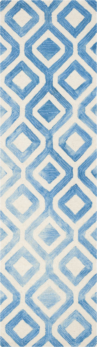 Safavieh Dip Dye 679 Ivory/Blue Area Rug Runner