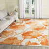 Safavieh Dip Dye 683 Ivory/Orange Area Rug Room Scene