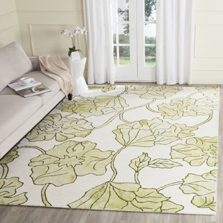 Safavieh Dip Dye 683 Ivory/Light Green Area Rug Room Scene