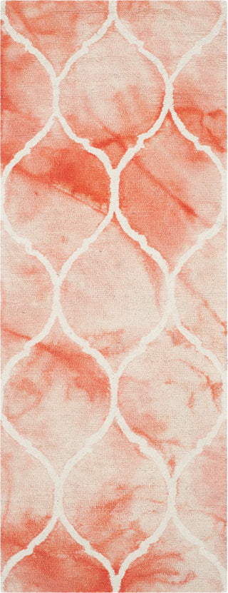 Safavieh Dip Dye 685 Orange/Ivory Area Rug 