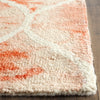 Safavieh Dip Dye 685 Orange/Ivory Area Rug Detail