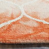 Safavieh Dip Dye 685 Orange/Ivory Area Rug Detail