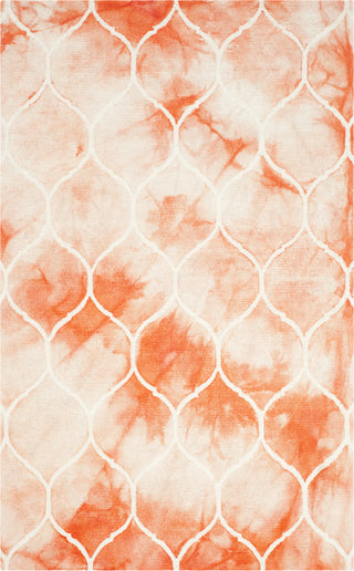 Safavieh Dip Dye 685 Orange/Ivory Area Rug Main