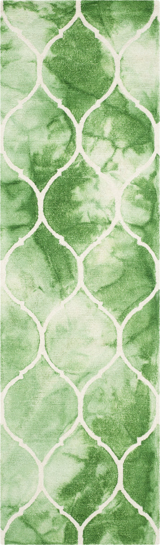 Safavieh Dip Dye 685 Green/Ivory Area Rug Runner