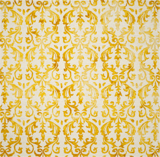 Safavieh Dip Dye 689 Ivory/Gold Area Rug Square