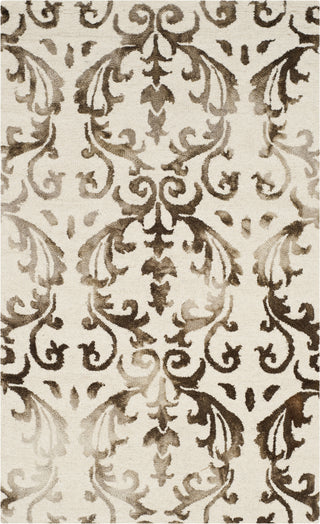 Safavieh Dip Dye 689 Ivory/Chocolate Area Rug main image