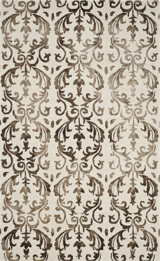 Safavieh Dip Dye 689 Ivory/Chocolate Area Rug Main