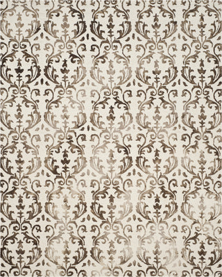 Safavieh Dip Dye 689 Ivory/Chocolate Area Rug Main