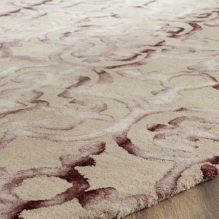 Safavieh Dip Dye 711 Beige/Maroon Area Rug Detail