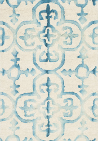 Safavieh Dip Dye 711 Ivory/Turquoise Area Rug 