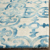 Safavieh Dip Dye 711 Ivory/Turquoise Area Rug Detail