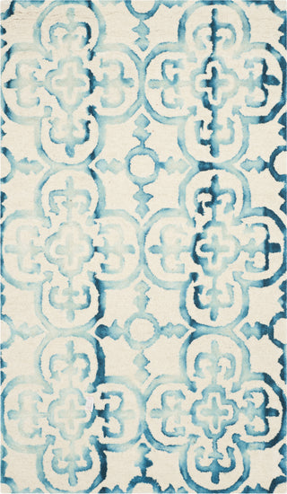 Safavieh Dip Dye 711 Ivory/Turquoise Area Rug main image