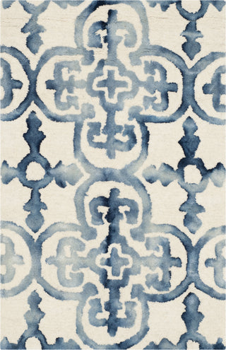 Safavieh Dip Dye 711 Ivory/Navy Area Rug 