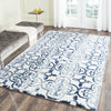 Safavieh Dip Dye 711 Ivory/Navy Area Rug Room Scene Feature