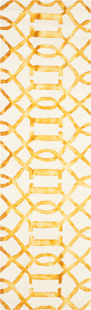 Safavieh Dip Dye 712 Ivory/Gold Area Rug Runner