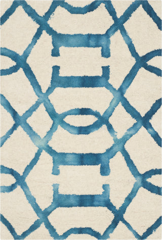 Safavieh Dip Dye 712 Ivory/Turquoise Area Rug 