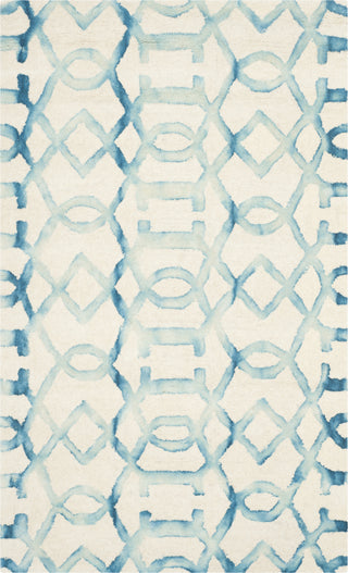 Safavieh Dip Dye 712 Ivory/Turquoise Area Rug main image