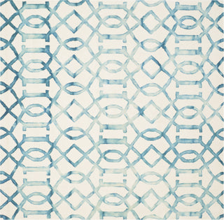 Safavieh Dip Dye 712 Ivory/Turquoise Area Rug Square