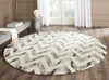 Safavieh Dip Dye 715 Ivory/Charcoal Area Rug Room Scene