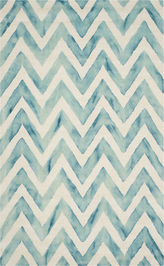 Safavieh Dip Dye 715 Ivory/Turquoise Area Rug Main