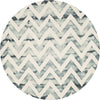 Safavieh Dip Dye 715 Ivory/Grey Area Rug Round