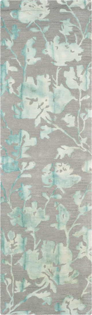 Safavieh Dip Dye 716 Grey/Turquoise Area Rug Runner