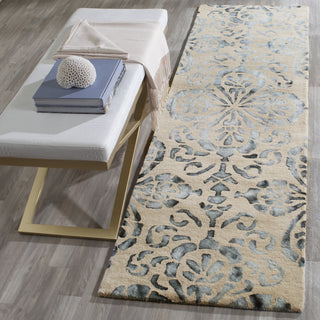 Safavieh Dip Dye 719 Camel/Grey Area Rug Room Scene Feature