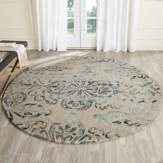 Safavieh Dip Dye 719 Camel/Grey Area Rug Room Scene