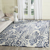 Safavieh Dip Dye 719 Ivory/Navy Area Rug Room Scene