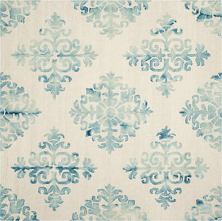 Safavieh Dip Dye 720 Ivory/Light Blue Area Rug Square