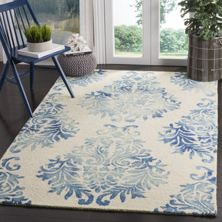 Safavieh Dip Dye 780 Ivory/Blue Area Rug Room Scene Feature