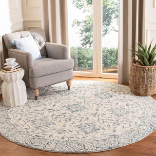 Safavieh Dip Dye 901 Blue/Ivory Area Rug Room Scene