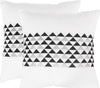 Safavieh Geo Mountain Embroidered-Linen Slate 