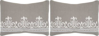 Safavieh Savoy Embroidered-Linen Sterling 