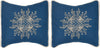 Safavieh Castello Embroidered-Linen Royal Blue 