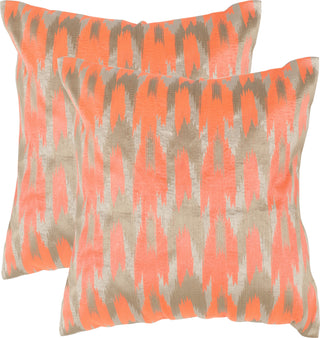 Safavieh Boho Chic Embroidered Neon Tangerine 