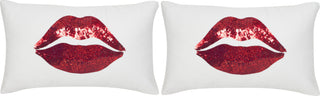 Safavieh Hot Lips Embellished-Hand-Beaded Red 