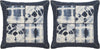 Safavieh Dip-Dye Quartre Patch Printed Patterns-Jute Navy 