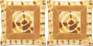 Safavieh Dip-Dye Patch Printed Patterns-Jute Tumeric 