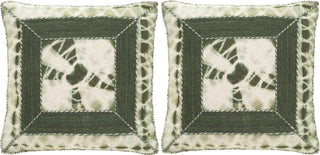 Safavieh Dip-Dye Patch Printed Patterns-Jute Cilantro 