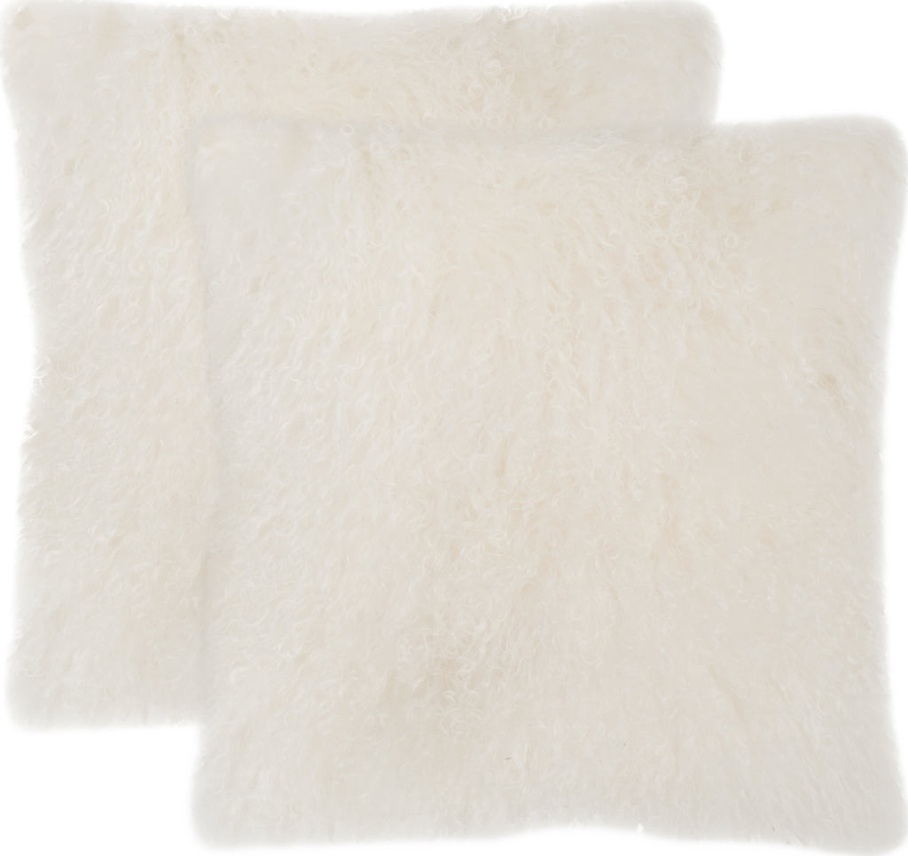 Safavieh Natural Sheepskin Plush Faux White main image