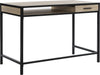 Safavieh Alan 1 Shelf Desk With Drawer Oak and Black Furniture 