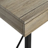 Safavieh Hilton 3 Drawer Desk Oak and Black Furniture 