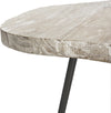 Safavieh Mindy Wood Top Dining Table Grey and White Wash Furniture 