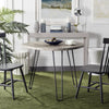 Safavieh Mindy Wood Top Dining Table Grey and White Wash Furniture  Feature